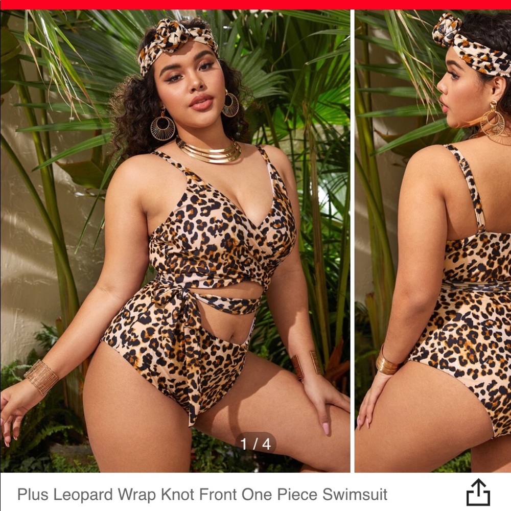 Shein leopard one piece! Brand new!